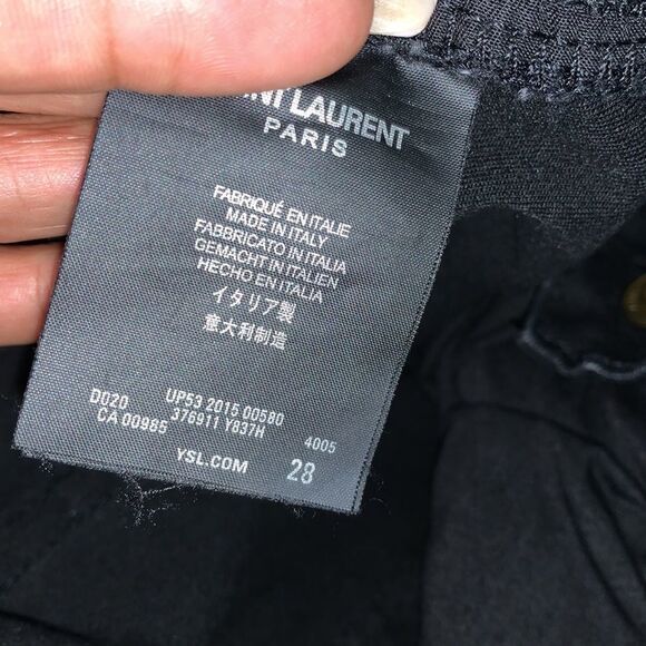 Black Yves Saint Laurent Jeans - Picture 9 of 9